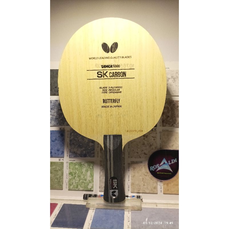 Bet kayu Butterfly  SK Carbon bekas (2nd)