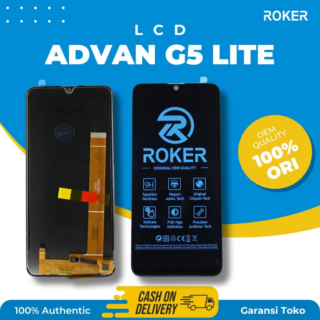 ROKER LCD TOUCHSCREEN ADVAN G5 LITE TS FULLSET BY ROKER
