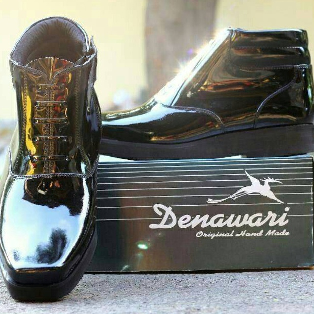 KODE S82C Sepatu pdh flat sepatu pdh polri sepatu denawari