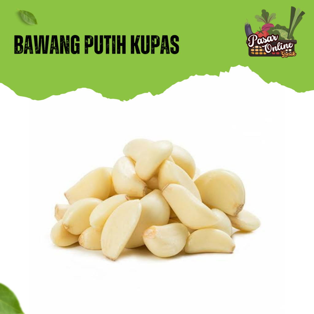 

BAWANG PUTIH KUPAS - 250GR