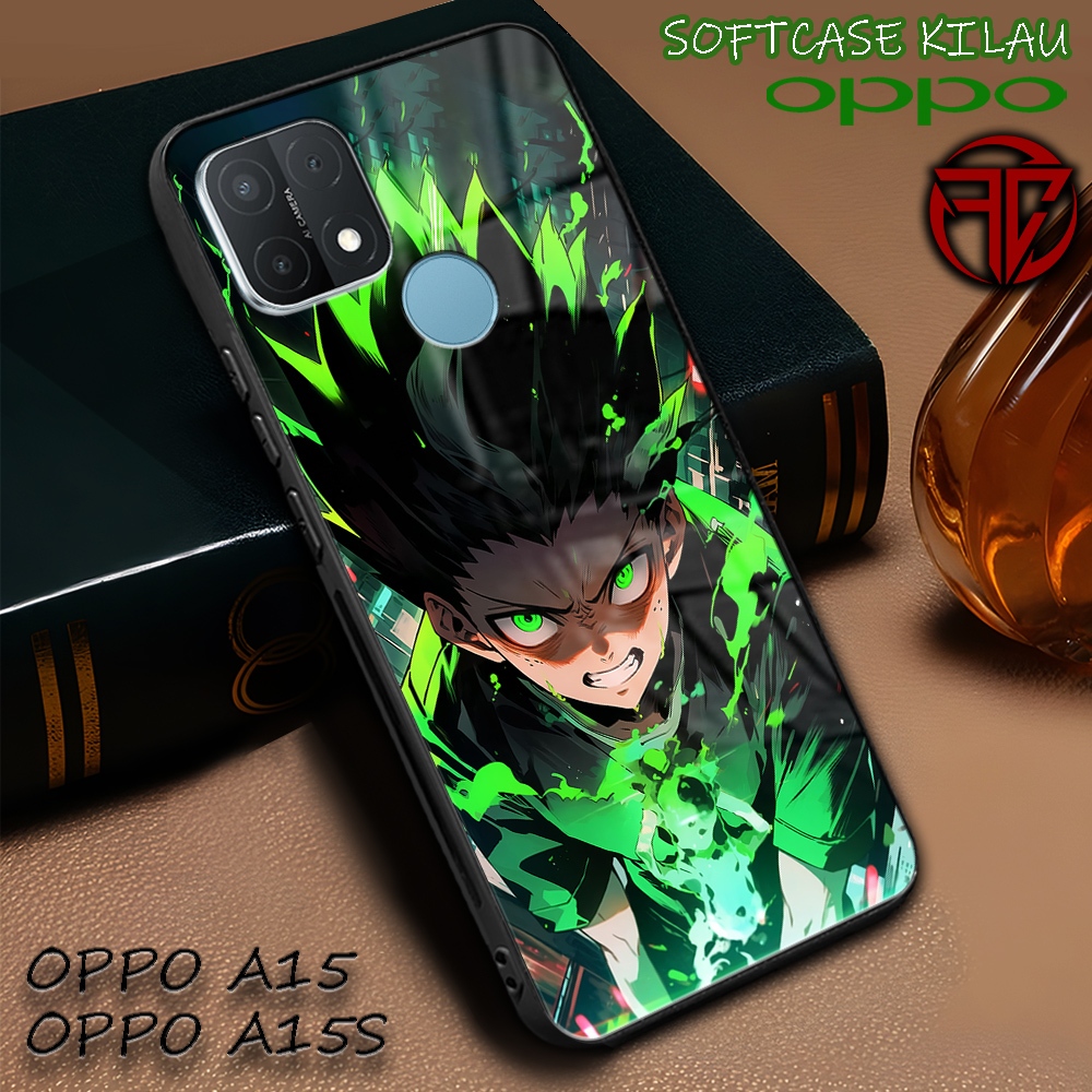 [SC19] Softcase Kilau Oppo A15 | Oppo A15s | Casing Kaca Mika | Kesing Keren Aesthetic [ Karakter GO