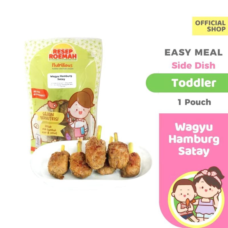 

SATE LILIT HAMBURG | WAGYU HAMBURG SATAY | TOODLER HEALTHY FOOD | NON MSG