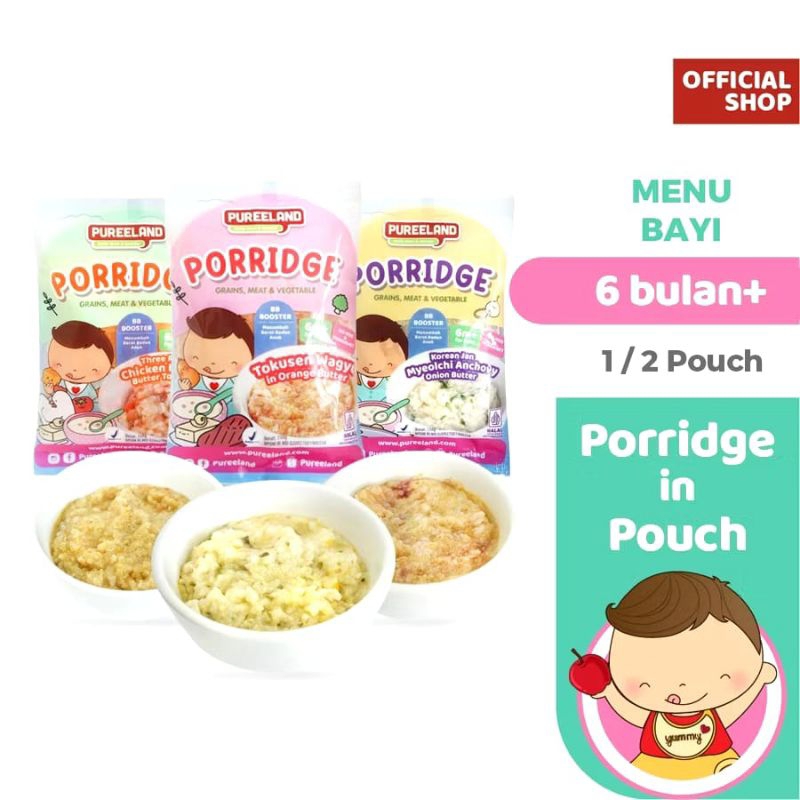 

PUREELAND BUBUR MPASI BAYI BB BOOSTER | BABY PORRIDGE WEIGHT BOOSTER | MPASI ORGANIK