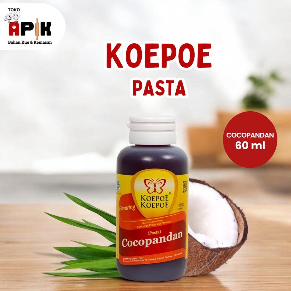 

KOEPOE PASTA 60ML / COCOPANDAN / CHOCOLATE / PANDAN / FRAMBOZEN / MOCCA