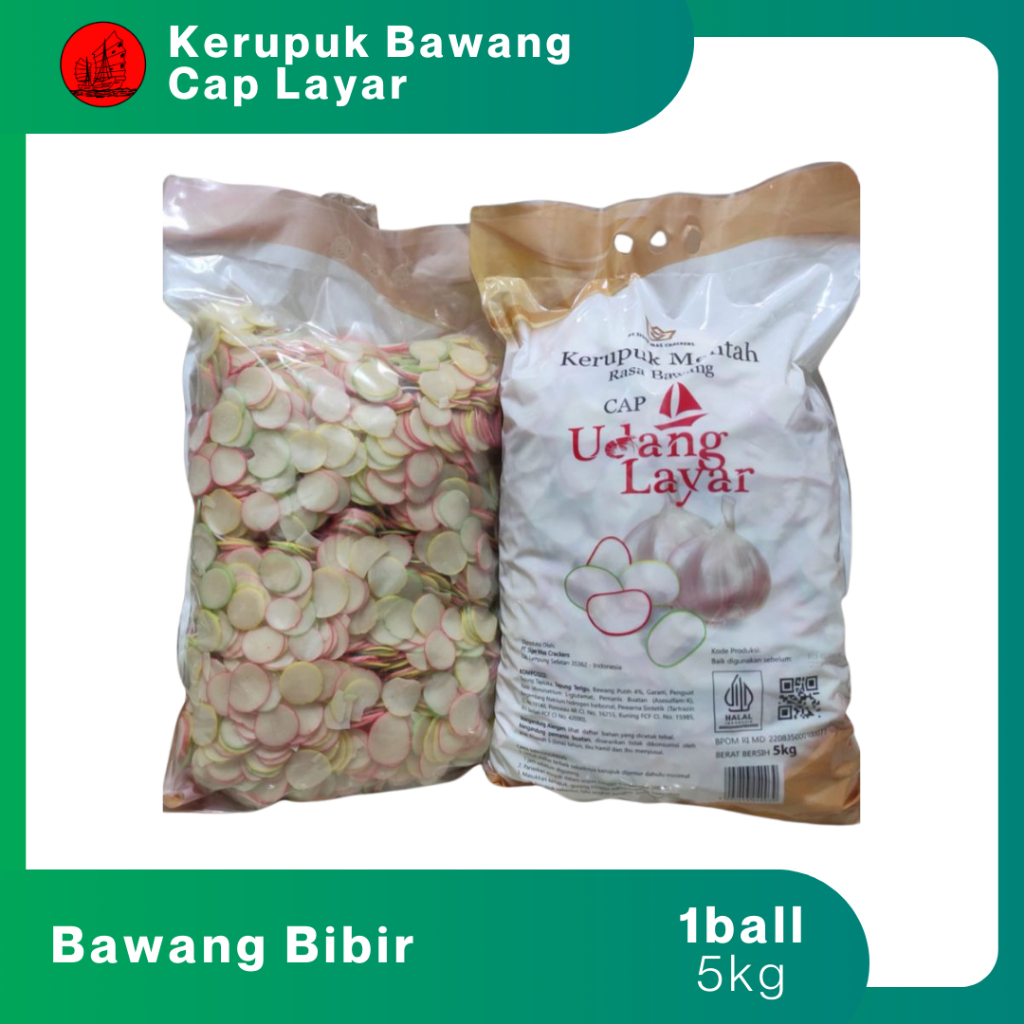 

KERUPUK BAWANG WARNA WARNI CAP BUNGA MERAH