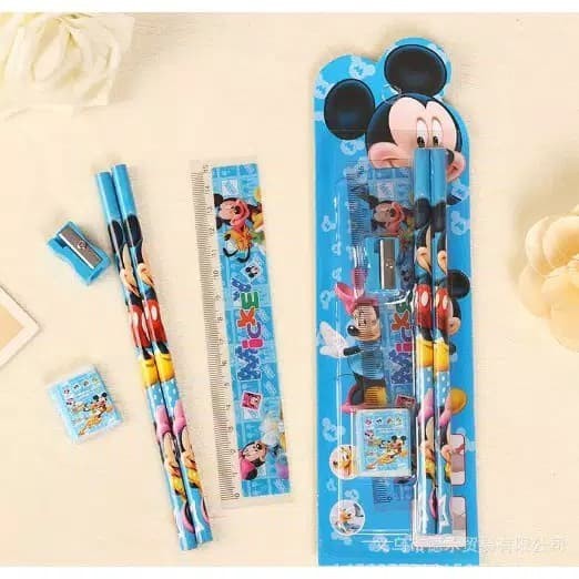 

Alat Tulis 5in1 Pensil Set Alat Tulis Anak Lucu Dan Penghapus