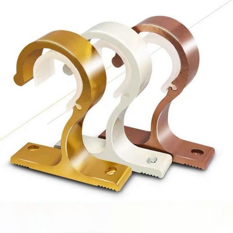 2Pcs Bracket Gorden Tempel Hook Tiang Gorden Gantungan Tiang Gorden Bracket Tiang Gorden Tempel