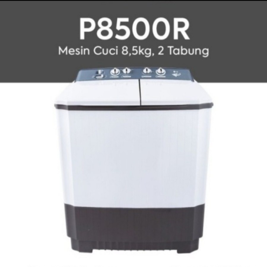 MESIN CUCI LG P8500R 2 TABUNG 8,5 KG TWIN TUBE 8500 R