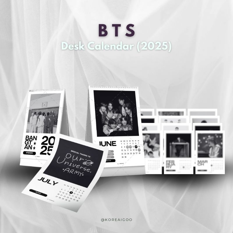

BTS Desk Calendar by Koreaigoo