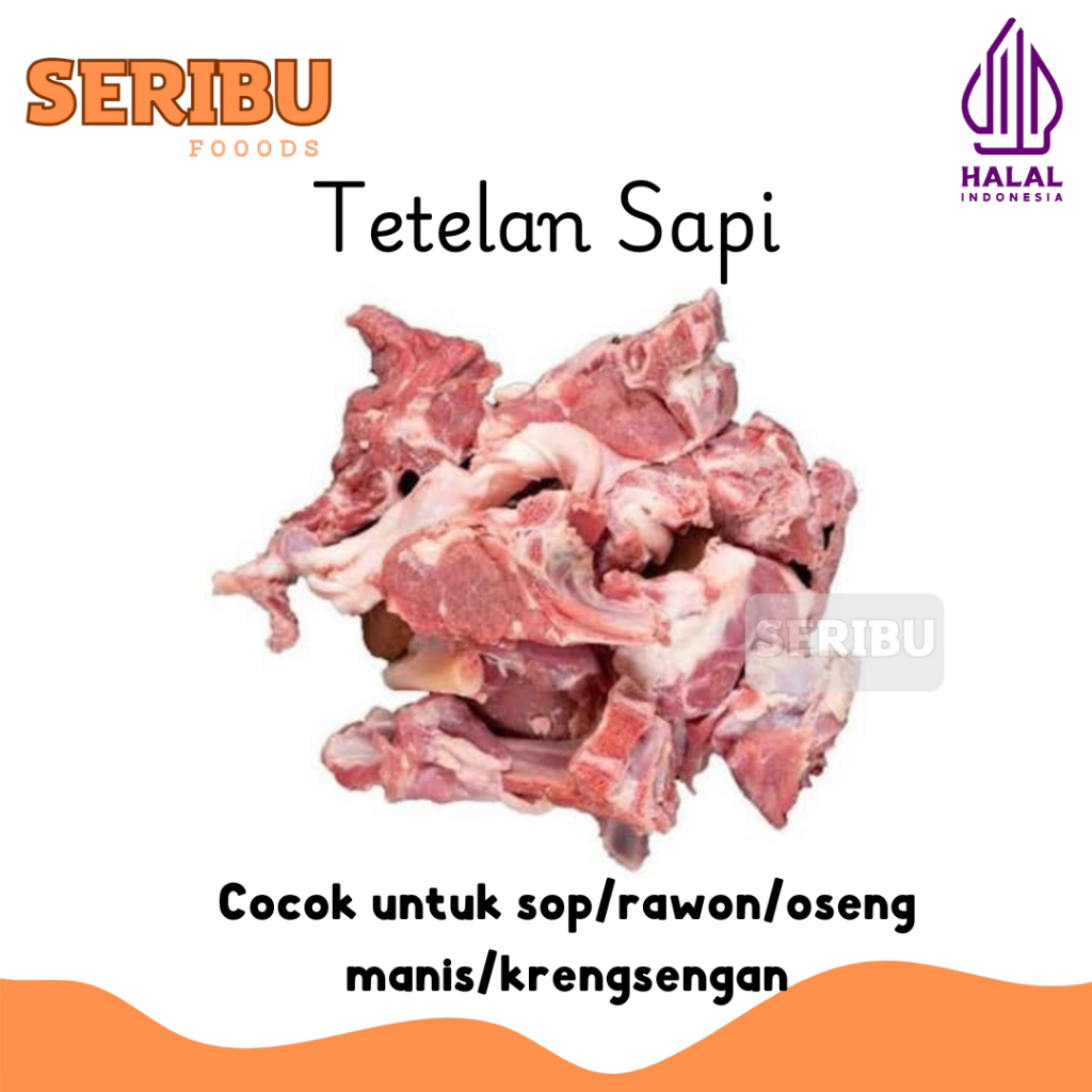 

Tetelan Daging Sapi Frozen 250g/500g/1kg
