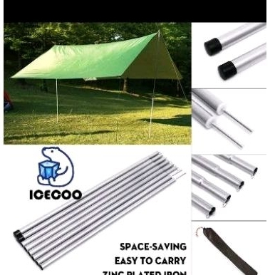 tiang flysheet tenda camping awning pole tiang kanopi tenda camping