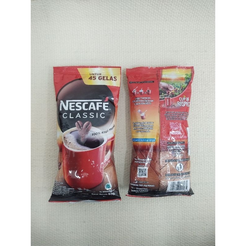 

Kopi Nescafe Classic 100% Kopi Murni 90g