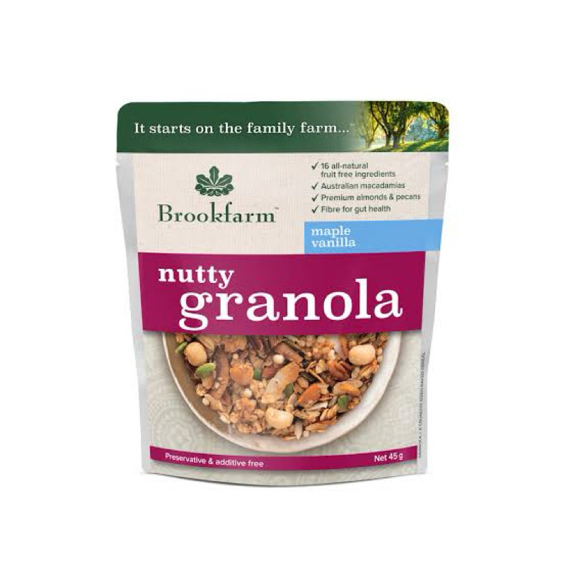 

Brookfarm Nutty Granola Maple Vanilla 350gr