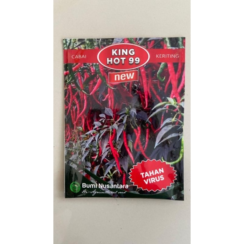 

King Hot 99 cabe keriting bumi Nusantara 1.750 biji