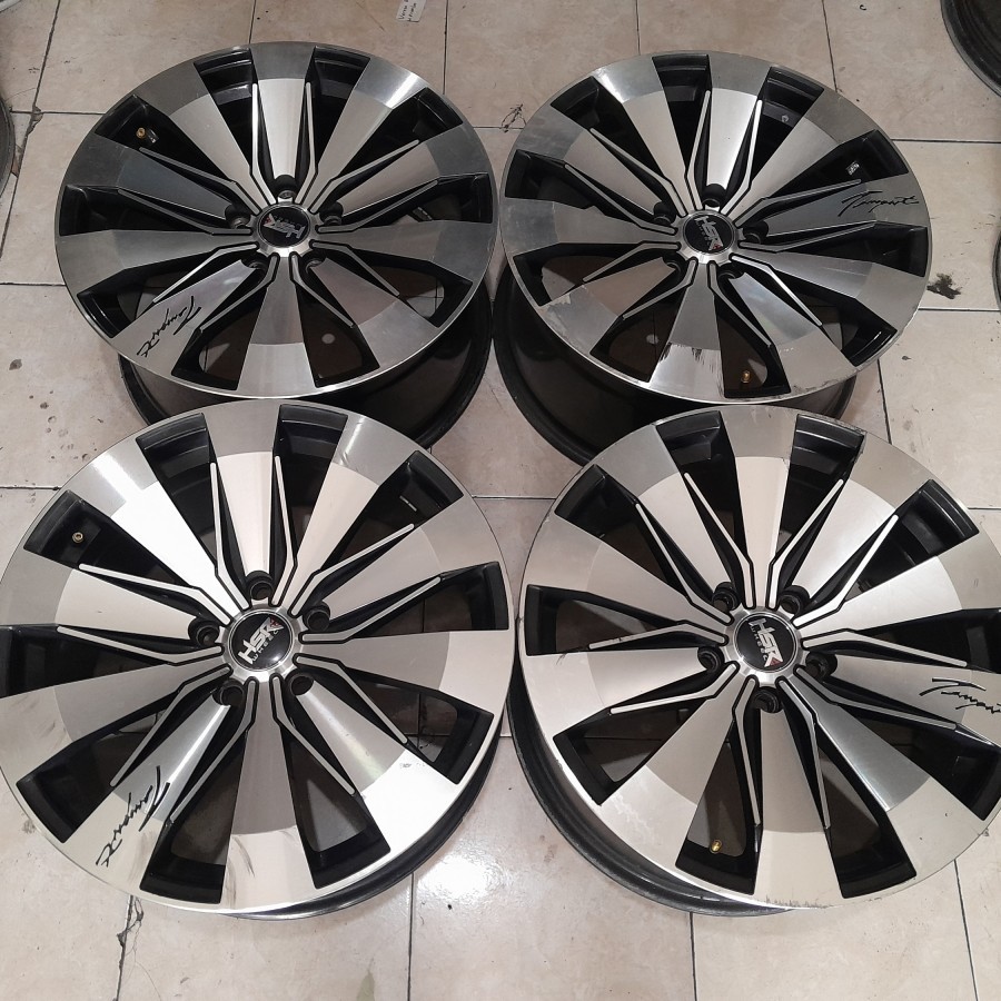 Velg Second Ring 18 Lebar 8 HSR Baut 5x114,3 Murah Bekas R18 Mobil INNOVA HRV XPANDER TERIOS DLL