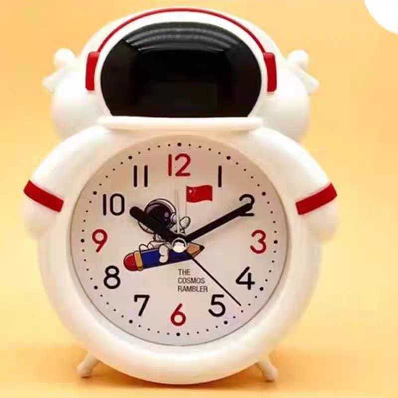 Jam Alarm Weker Astronot Bunyi Beep / Jam Meja Alarm