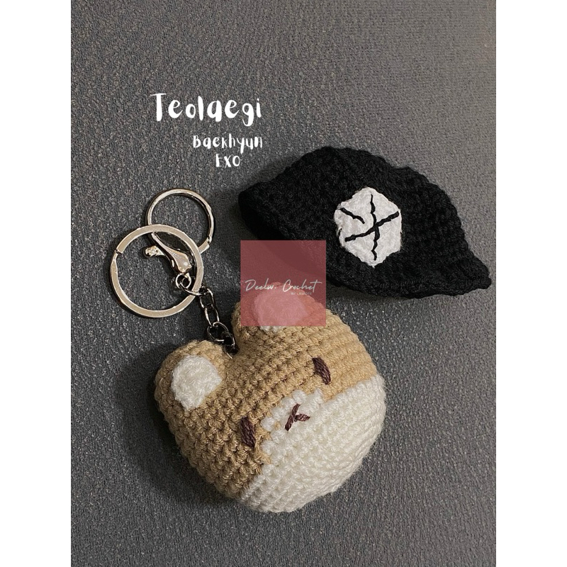 Teolaegi Baekhyun EXO keychain Teolaegi Rajut