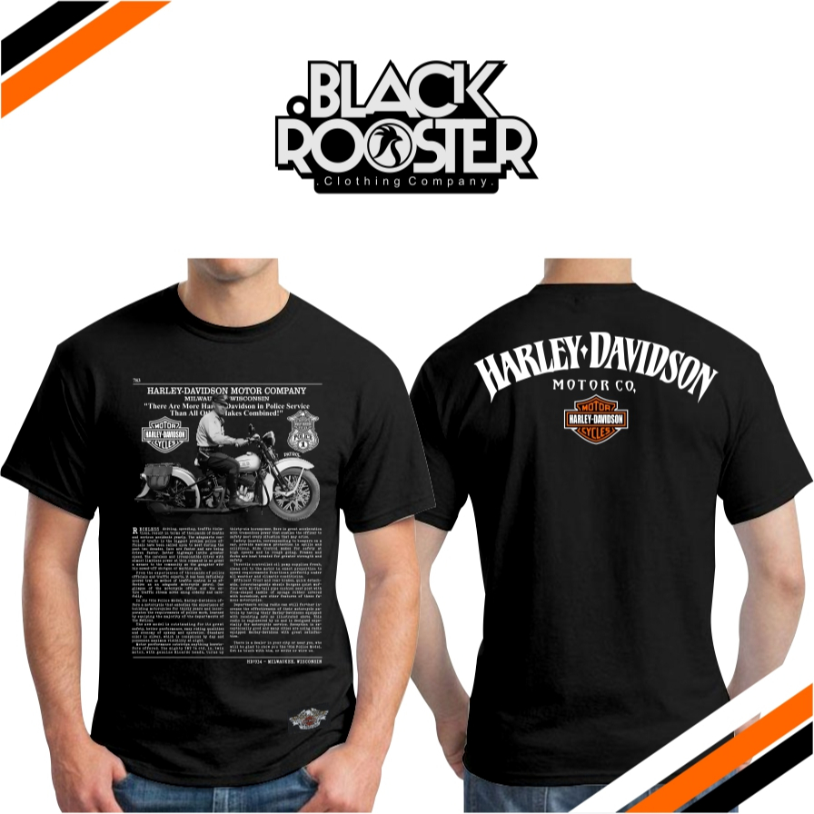 Kaos Harley Davidson 1934 Police