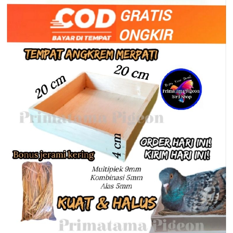 Tempat Angkrem Merpati free Sarang Wadah Sarang Burung Wadah Angkrem Burung Merpati