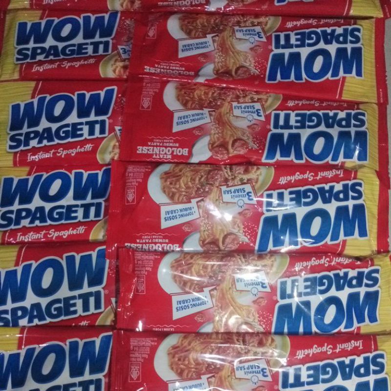 

TERMURAH (PROMO) WOW SPAGETY paket 9pcs