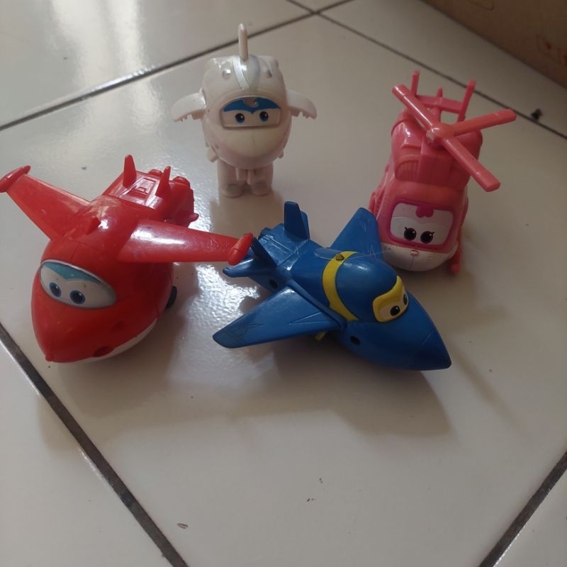Action Figure MAINAN BEKAS Mainan Anak Superwing Super Wing PRELOVED