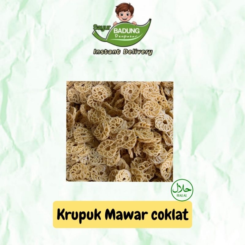 

Krupuk mawar coklat_ instan Badung