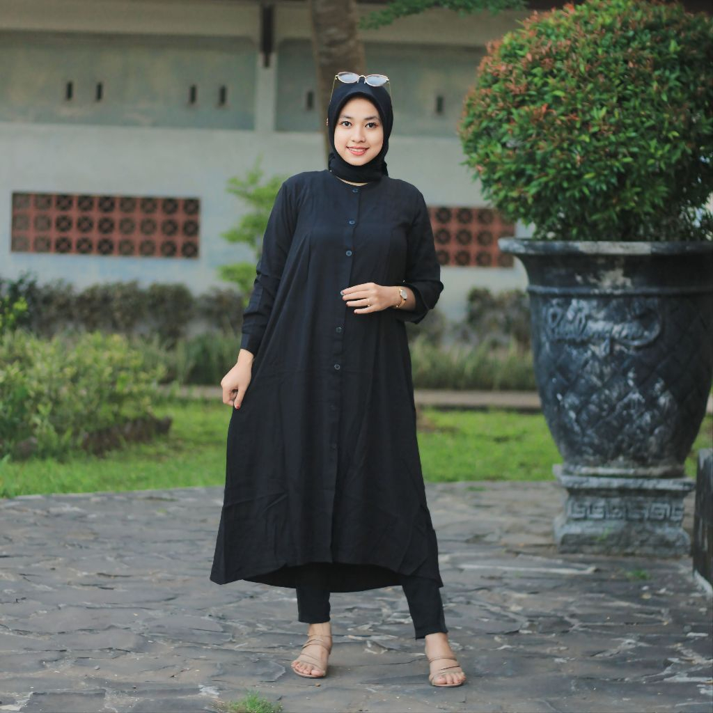 Lumira Midress - Midi dres rayon uniqlo wanita atasan cewek terbaru baju wanita muslimah premium
