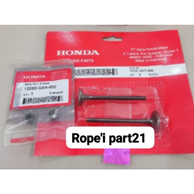 klep set+sil klep kvy Beat karbu/beat fi/Vario 110/Scoopy karbu original