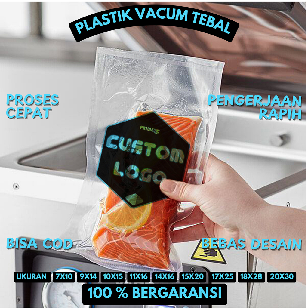 

PLASTIK VACUM CUSTOM LOGO SESUKAMU BAJU MAKANAN PAKAIAN