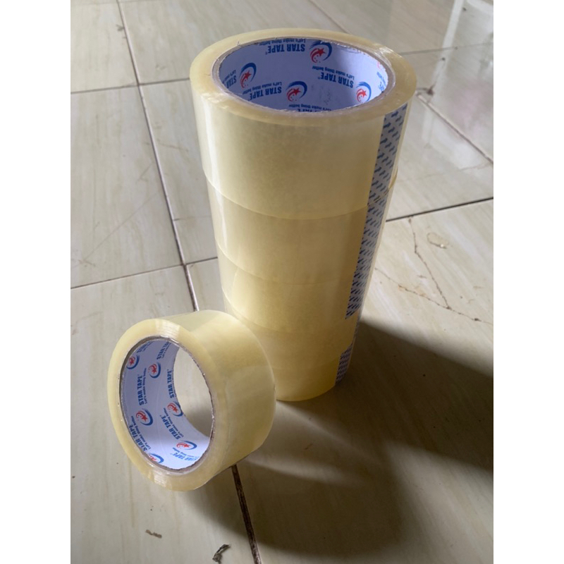 

LAKBAN ( 1 DUS ) BENING (PUTIH) 100 YARD X 45MM
