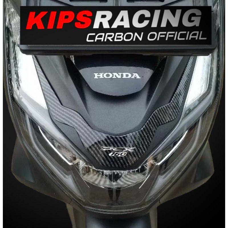 garnish PCX 160 carbon celup / garnish lampu / garnish headlamp