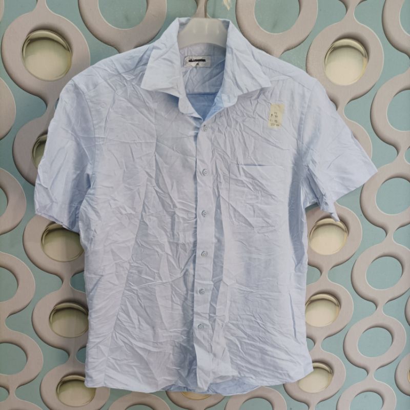 KEMEJA PRIA SECOND ANOBLIR ORIGINAL SIZE M KZC023