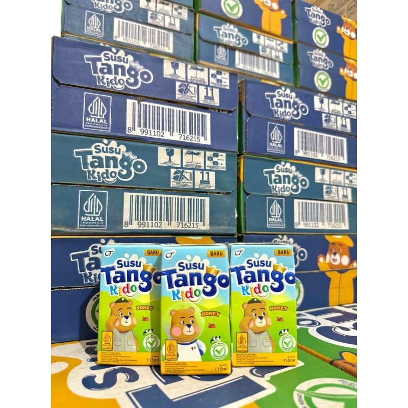 

Susu Tango Kido Pcs/Susu UHT 115ml Honey