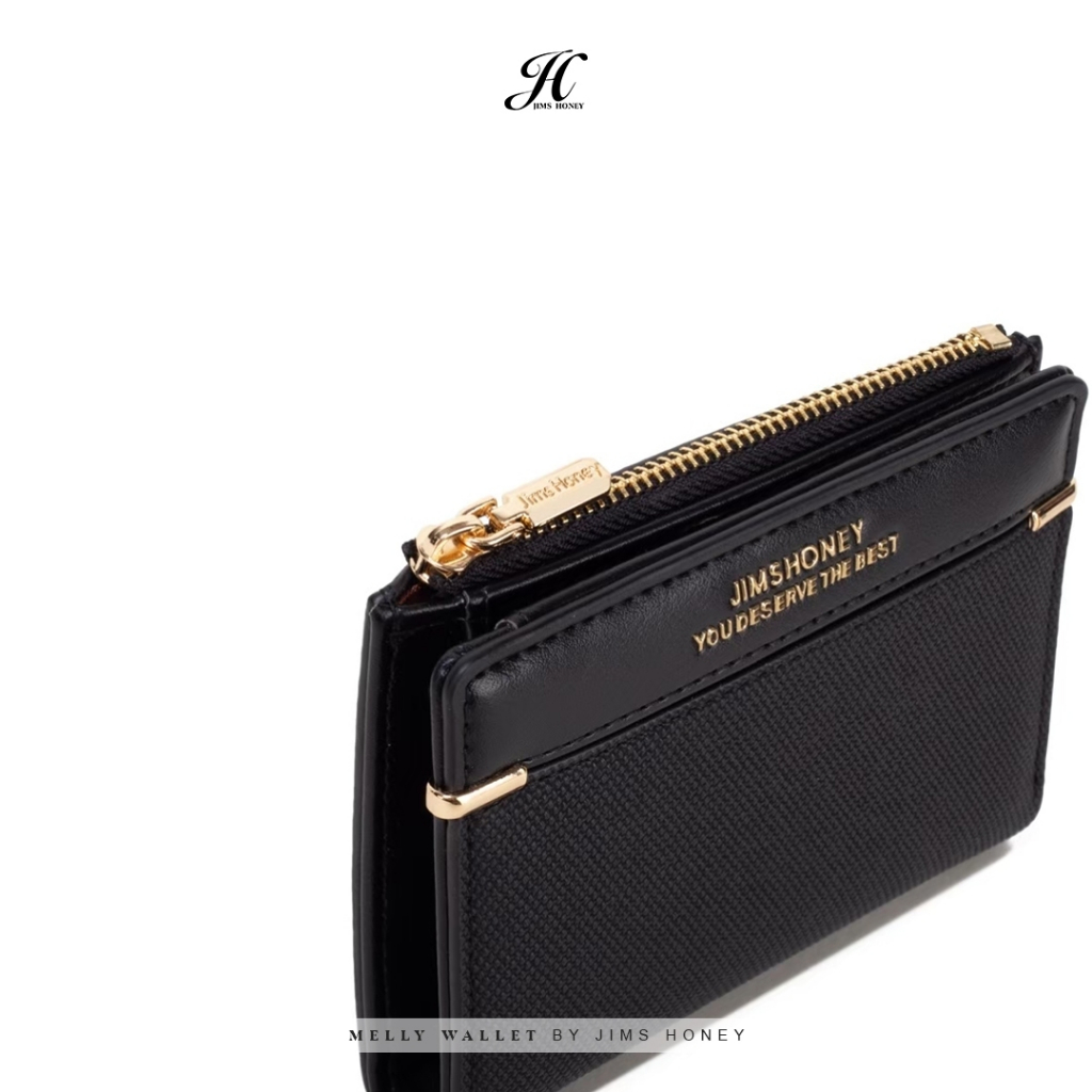 BESTPROMO [LIVE EXCLUSIVE] JIMS HONEY - Melly Wallet - Dompet Tosca Lipat Kecil Wanita Pria Kulit