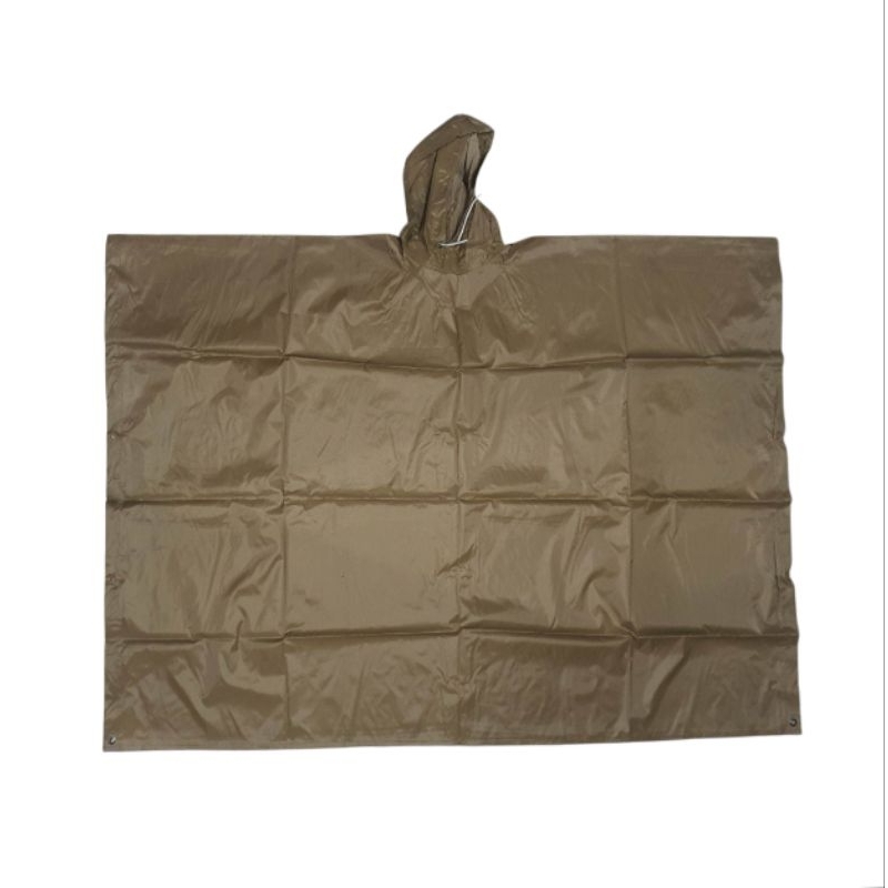 ponco coklat model polri mantel jas hujan jas hujan tenda darurat serba guna