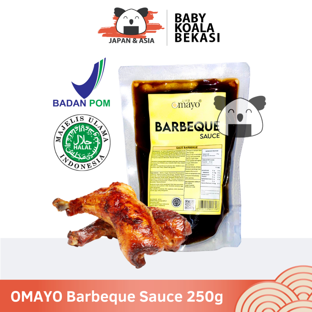 

OMAYO Barbeque Sauce 250 g Halal | Saus Bumbu Bakar BBQ - Bekasi
