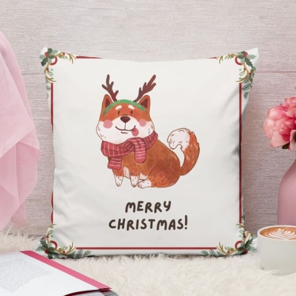 Bantal Printing Custom Edisi Natal / Christmas / New Year