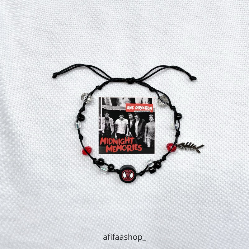 One Direction Bracelet “Story of My Life” -One Direction / Gelang Album One Direction / Gelang tali 