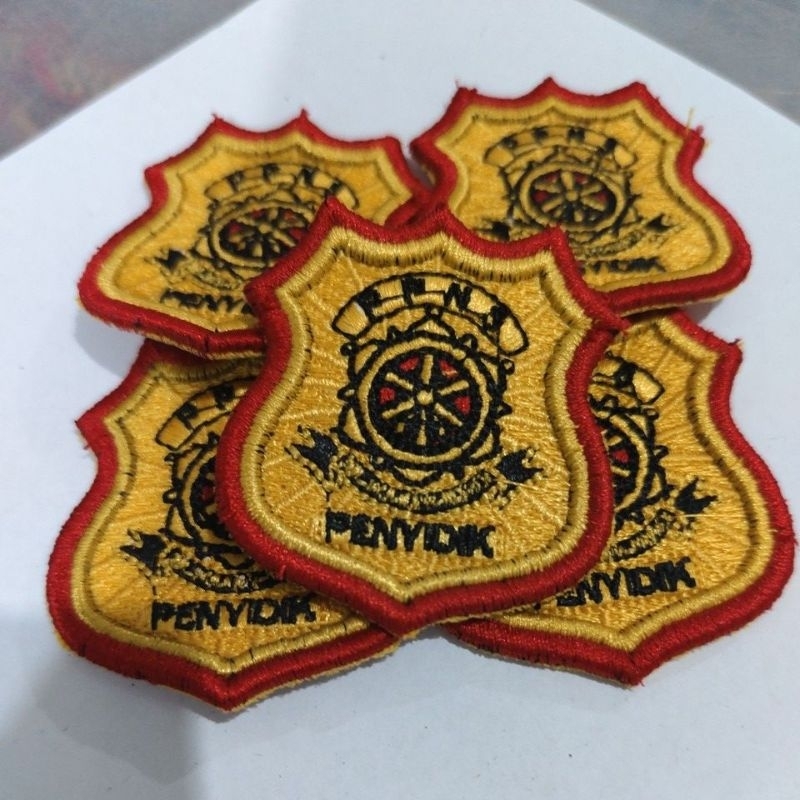 Logo PPNS PENYIDIK bordir Timbul 3D