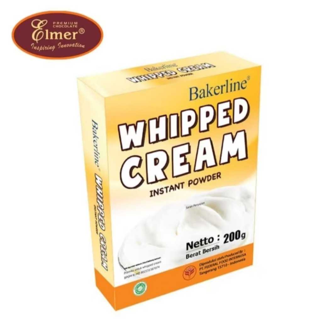 

BAKER LINE ELMER WHIPPED CREAM 200 GRAM KOTAK