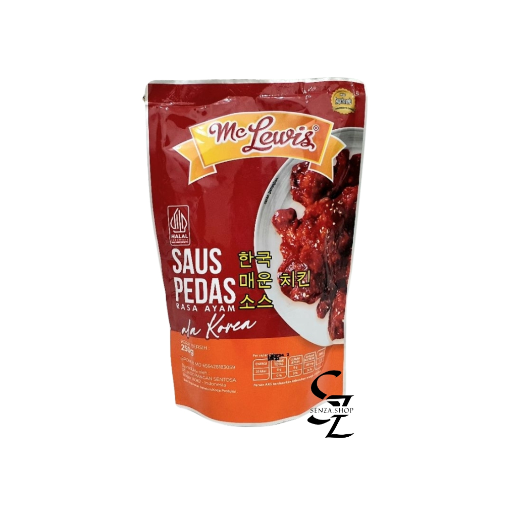 

McLewis Saus Pedas Rasa Ayam Ala Korea 250 gr / Mc Lewis Hot Korean Sauce 250gr