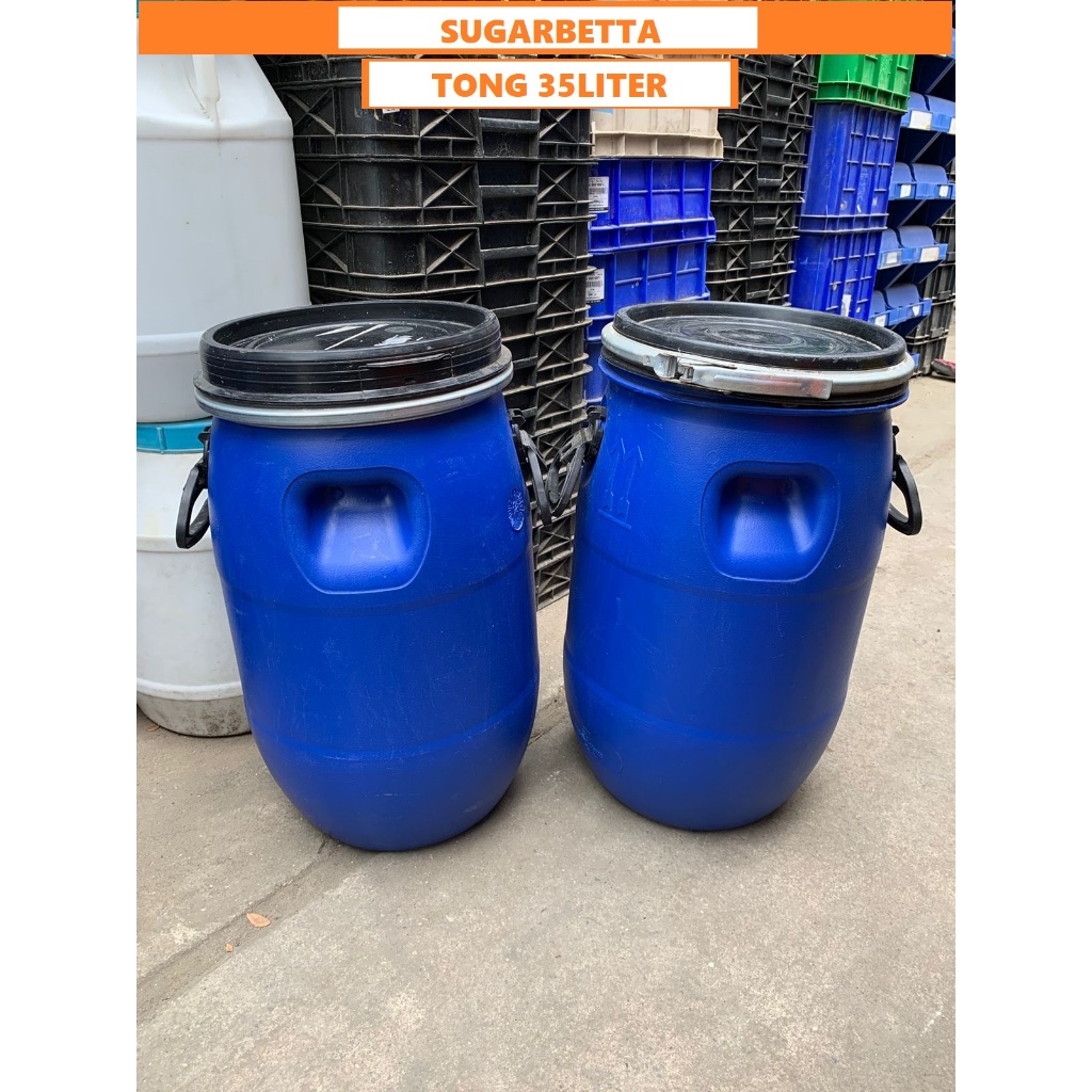 Tong Drum Bekas Tong 30kg Foodgrade / Tong Sampah Tong Drum 30liter