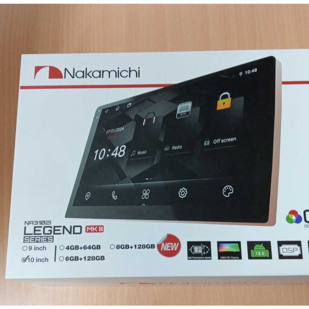 HEAD UNIT ANDROID NAKAMICHI LEGEND MKIII RAM 8/128 / NAKAMICHI LEGEND RAM 8/128 10 INCH