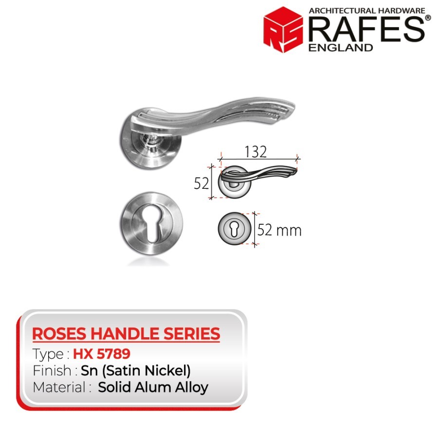Roses Handle Series Rafes England - HX 5789