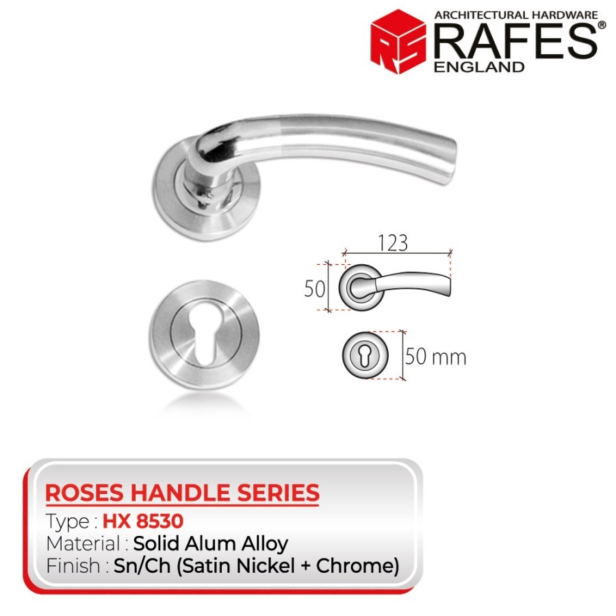 Roses Handle Series Rafes England - HX 8530