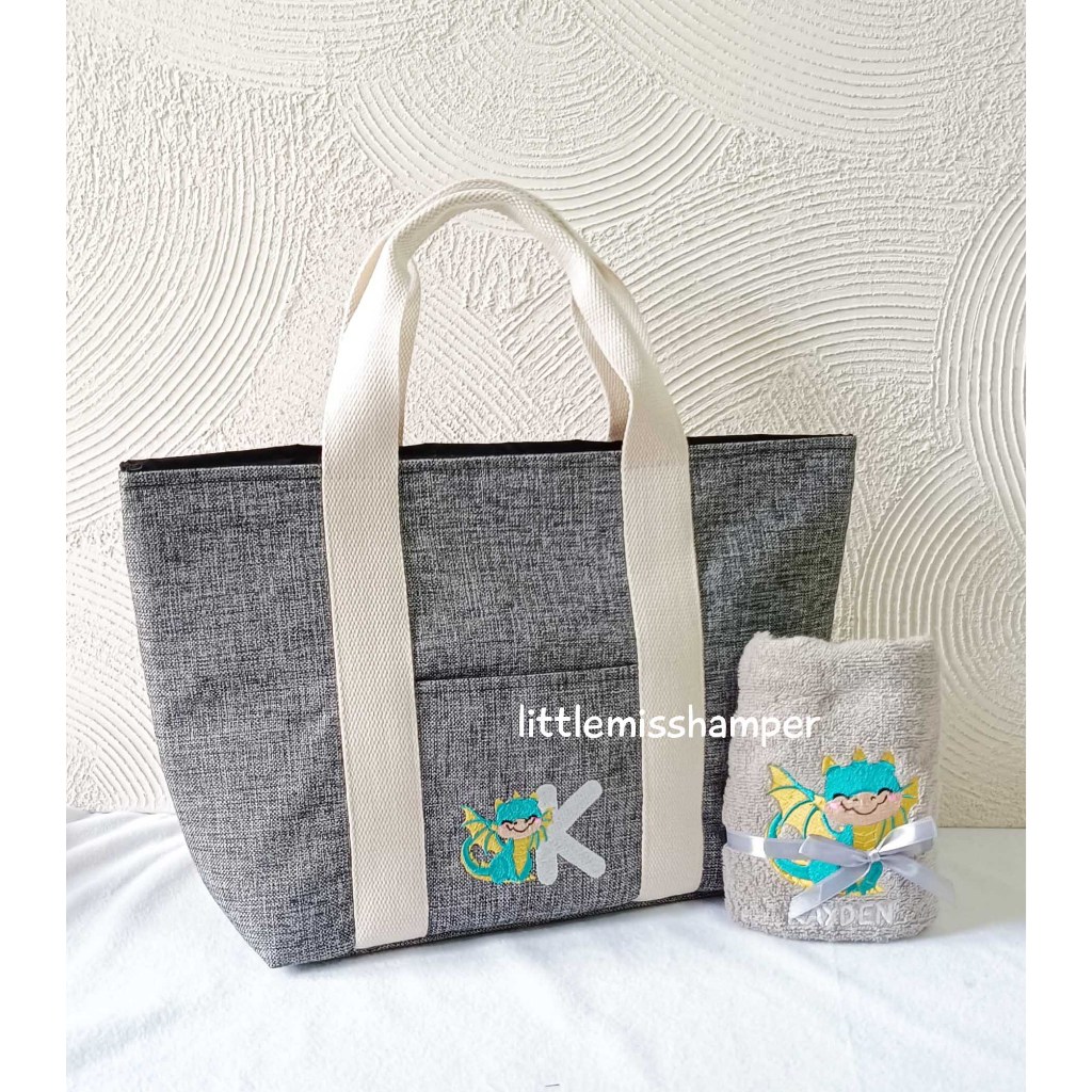 

Giant Boat Bag Embroidery Patch goodiebag tas kanvas bordir Hampers