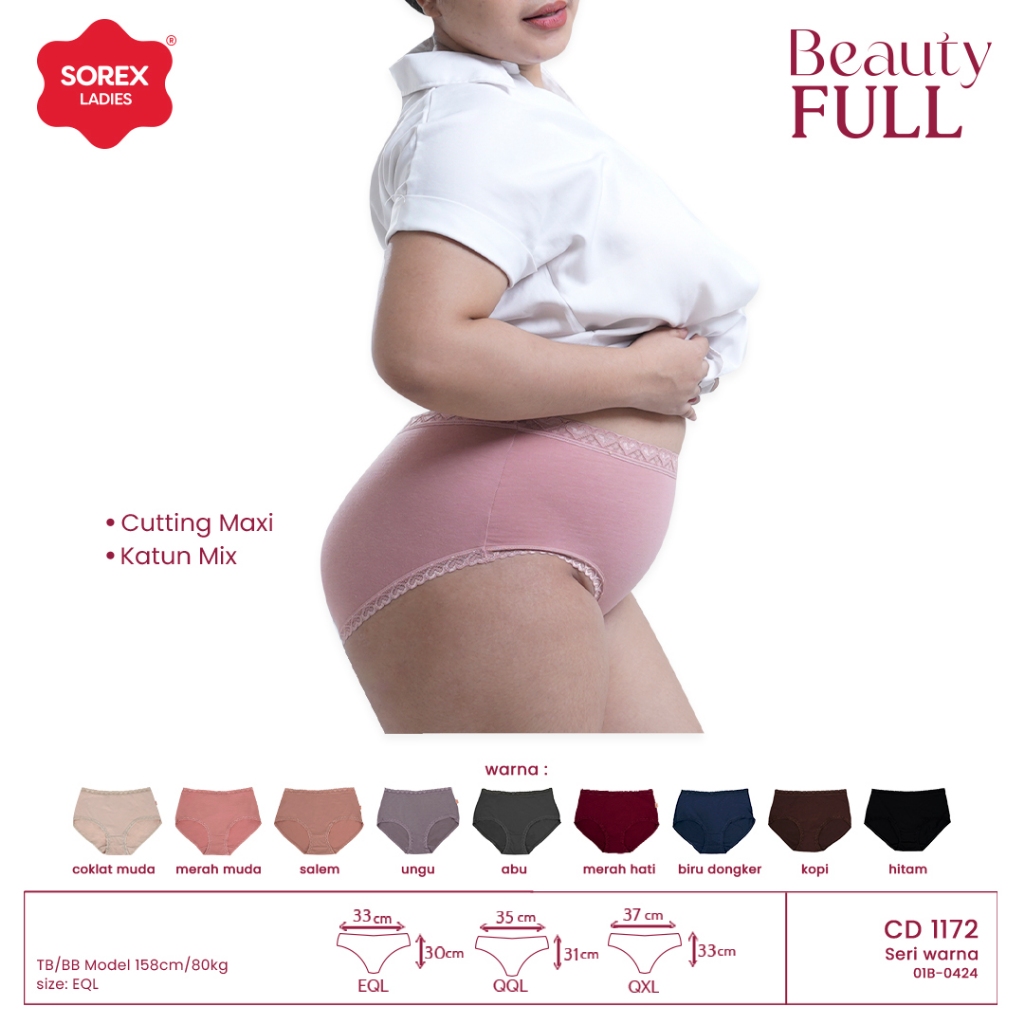 SOREX Cd Celana Dalam Renda Jumbo BIG EXRA SIZE XXXL/XXXXL/XXXXXL