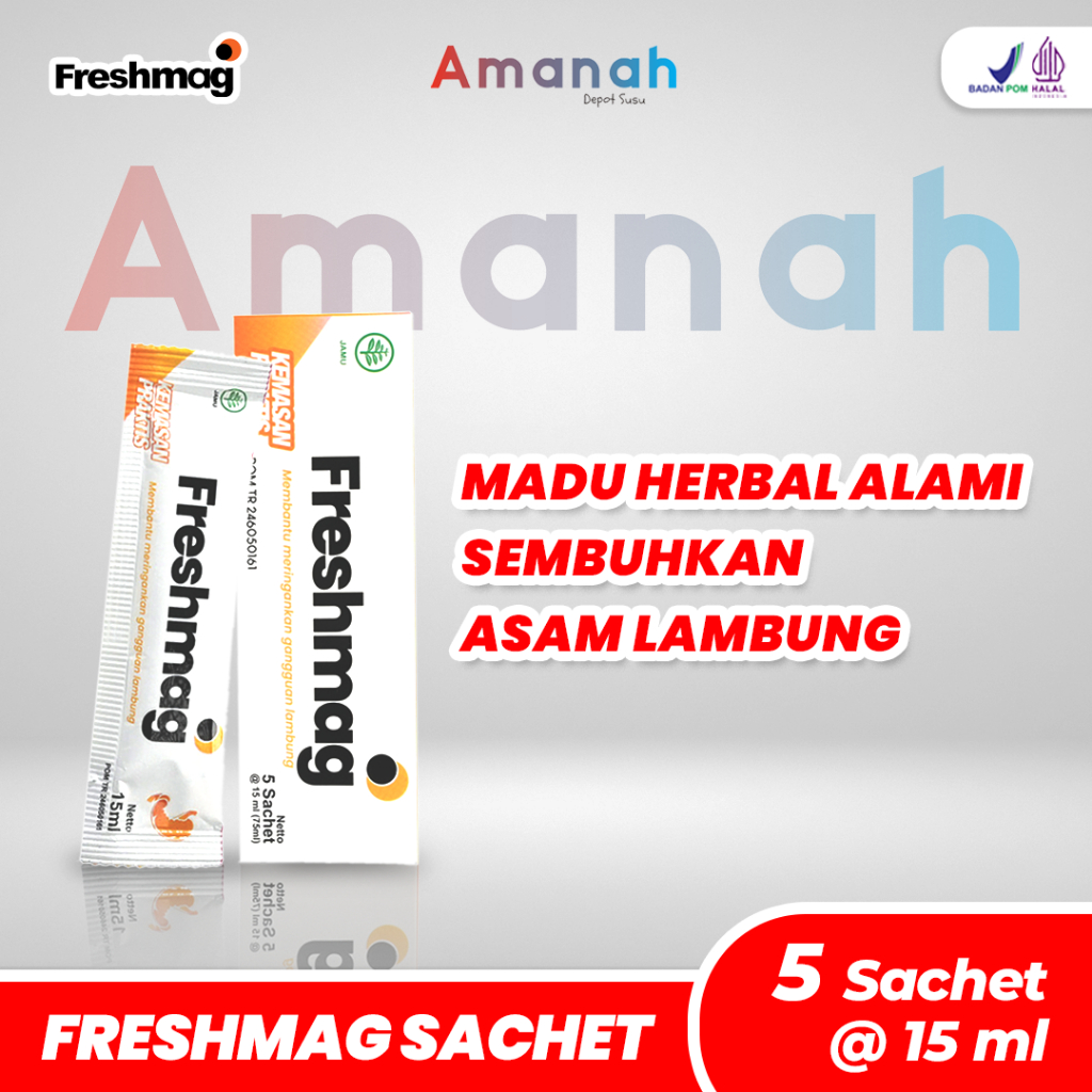

Freshmag Sachet Madu Solusi Permasalahan Lambung Original