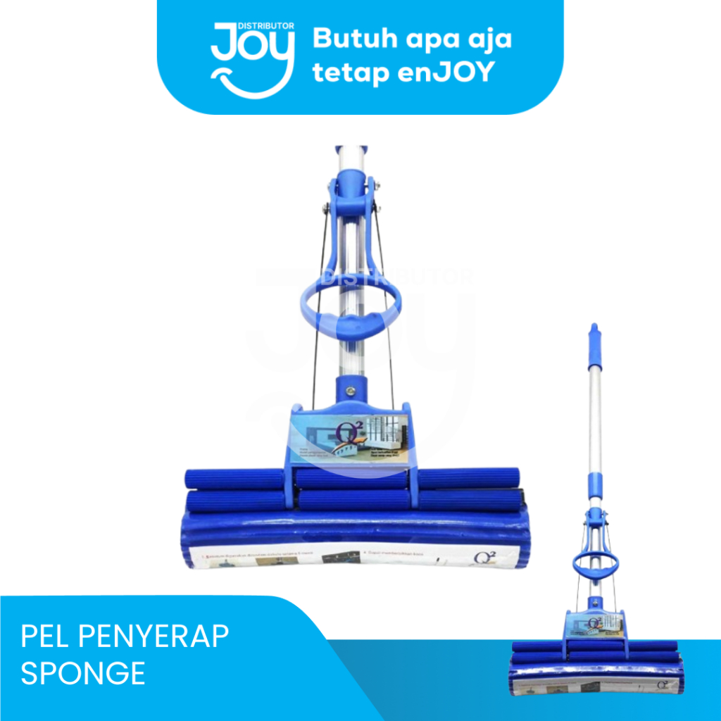 (JOY) Pel Lantai Rumah Tangga Penyerap Air Pel Kepala Spons Meremas