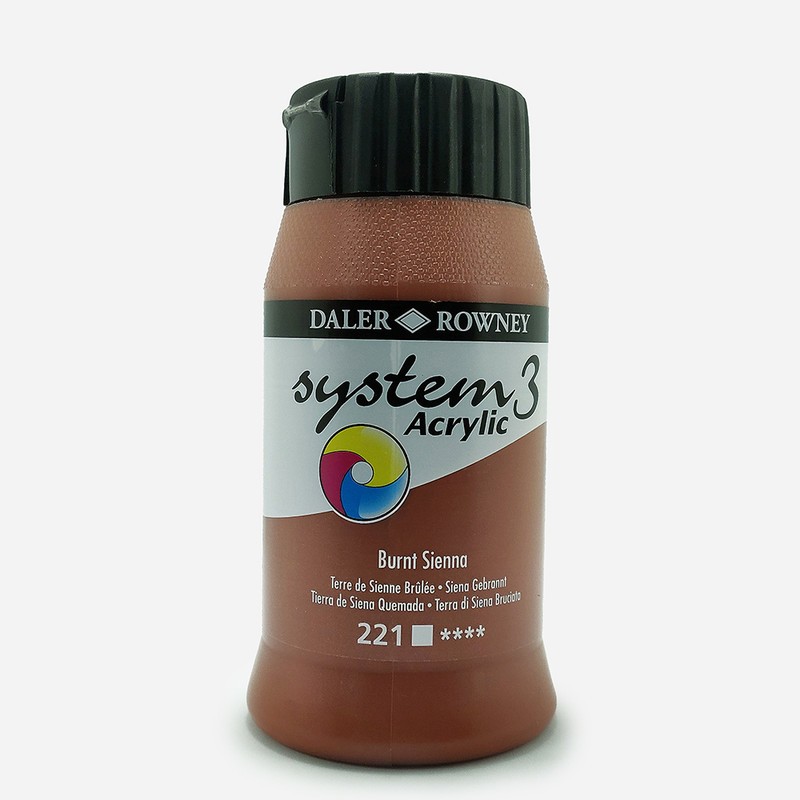 

Daler Rowney System3 Acrylic 500Ml Brown Series